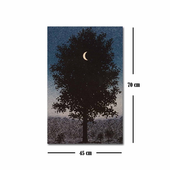 Wallity FAMOUSART-039 Lienzo decorativo de René Magritte 45 x 70 cm